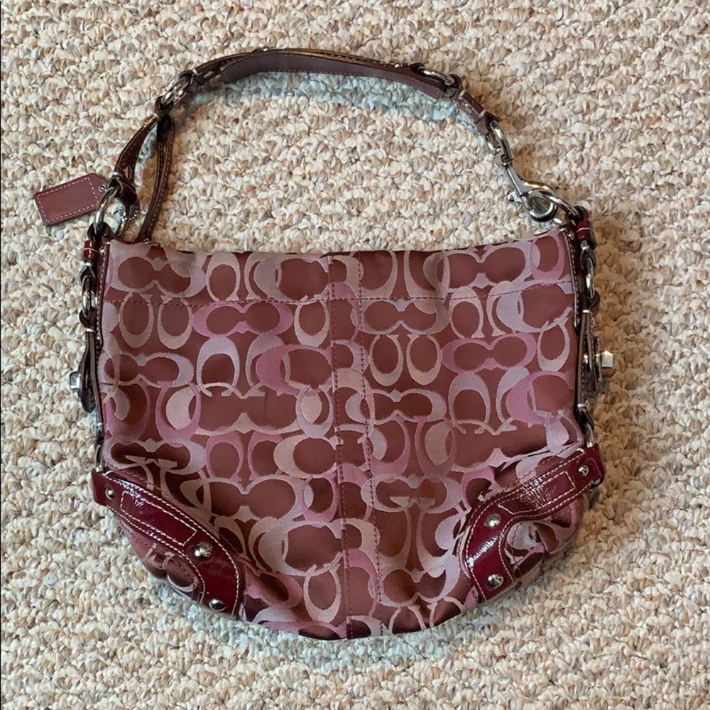 Maroon Coach Purse